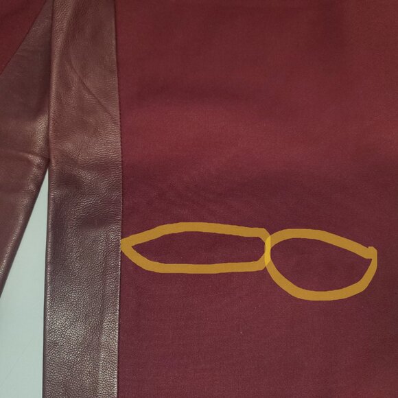 Elizabeth & James Leather Trim Ponte Pants, Size 8 - Picture 13 of 14